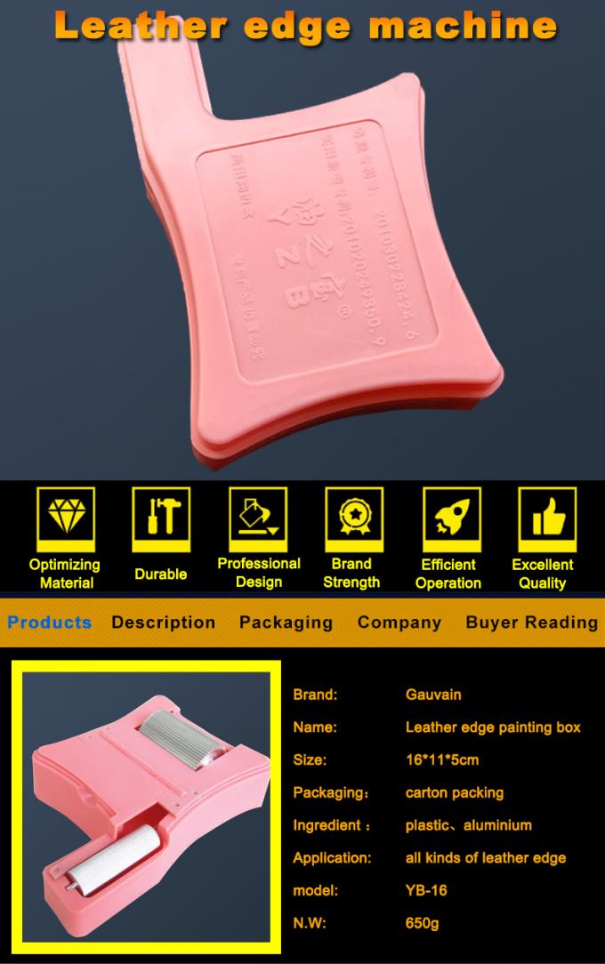 P-shaped Leather Edge Painting Box  Color Painting Machine for Bag Belt Wallet 6