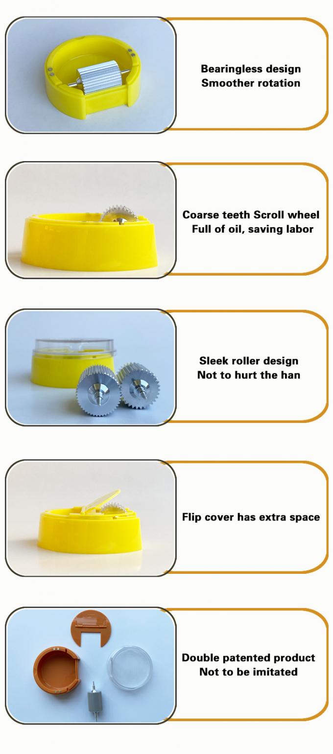Round Oil Side Box, Stylish, Beautiful and Fine, Easy to Oil and Easy to Clean 16