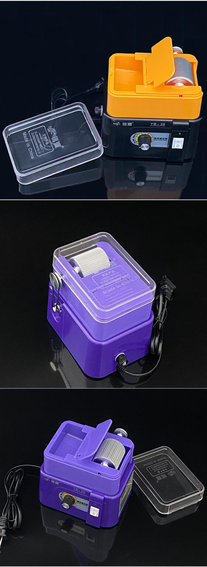 MIC 電動革エッジ塗装箱 粘りしないコーティング 簡単 清潔 操作 簡単 エッジ塗装機 220V 10