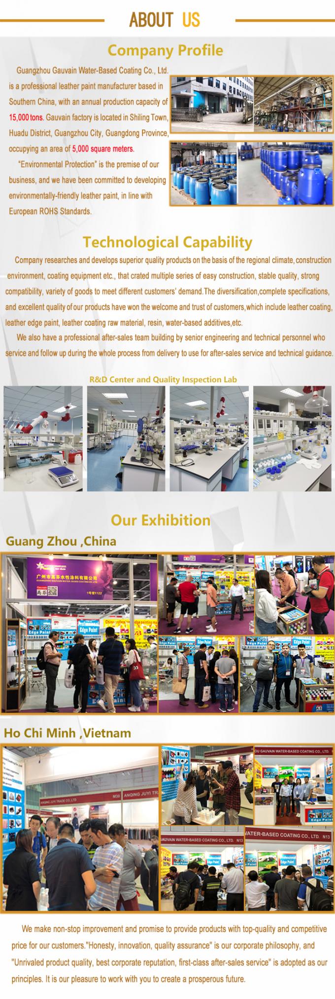 Manufacturers' Water-Based Acrylic Resin Coating for Cut Leather Edge Paint Polyurethane Liquid Leather Edge Covering & Paint 16