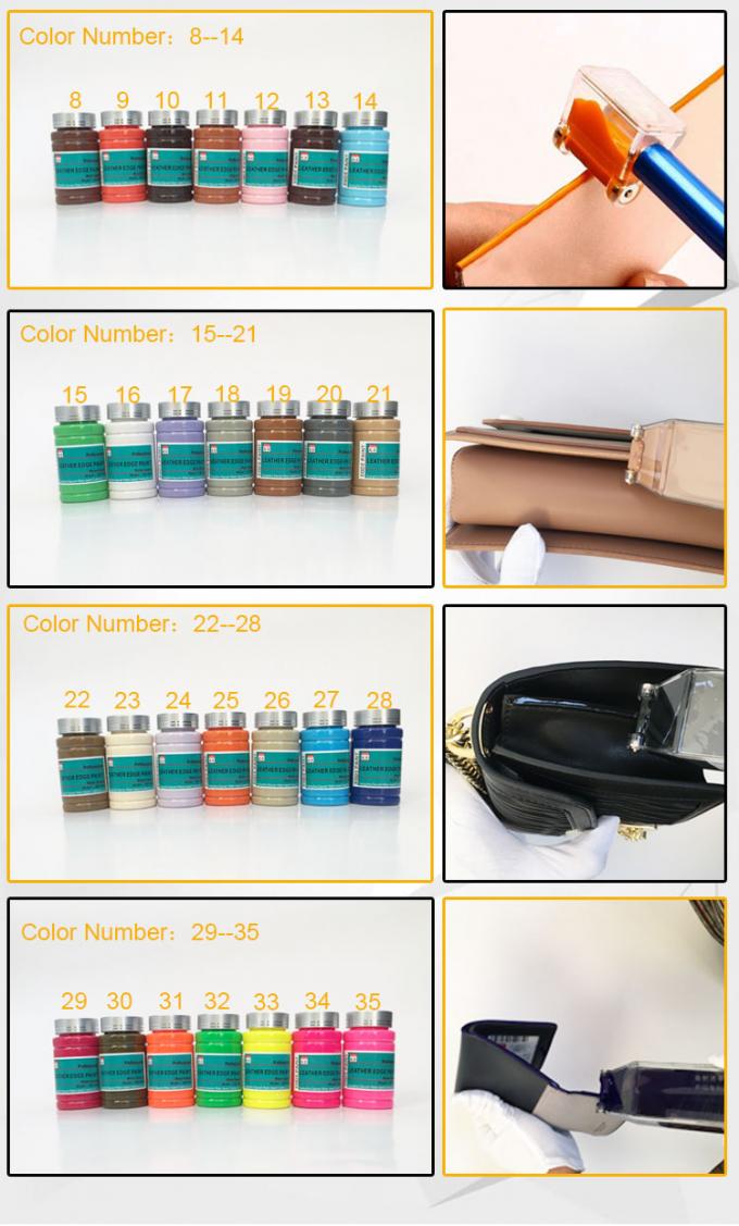 高度なポリウレタン水性レザーエッジペイント生革エッジ DIY 100 ミリリットル/ボトル 10