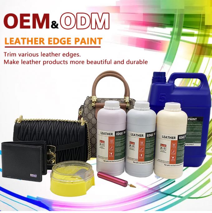 Great Standard Manufacturers Color Leather Edge Paint Water Based Leather Edge Coating Ink for Sale 0