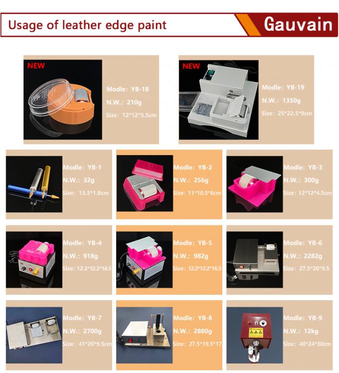 Great Standard Manufacturers Color Leather Edge Paint Water Based Leather Edge Coating Ink for Sale 18
